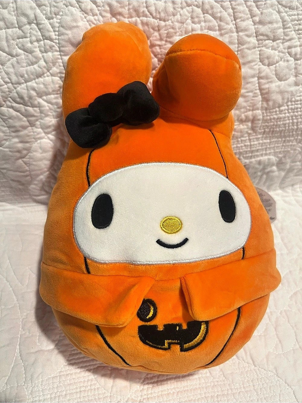 Squishmallows Hello Kitty & Friends My Melody Halloween Pumpkin Plush Sanrio 12”